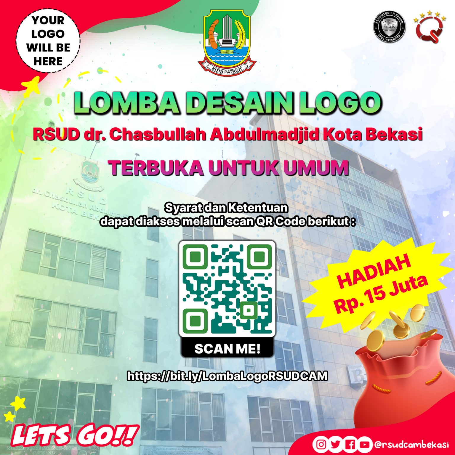 RSUD Dr.Chasbullah Abdulmadjid Kota Bekasi Gelar Lomba Design Logo ...